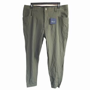 Bylt Pants Men's Ace Jogger Dark Olive 36 Athleisure Athletic Activewear NWT